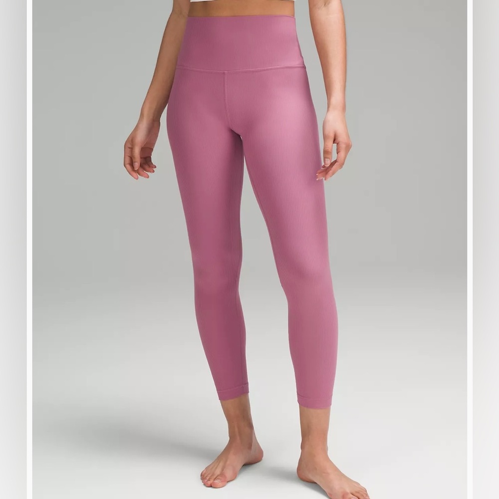 NWT Lululemon Align Ribbed HR Pant 25"
